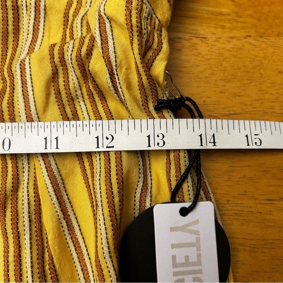 NWT AMUSE SOCIETY Striped Halter Tie Back Striped Dress - Picture 11 of 12